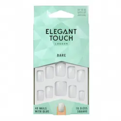 Elegant Touch - Uñas Postizas Totally Bare - 001: Square