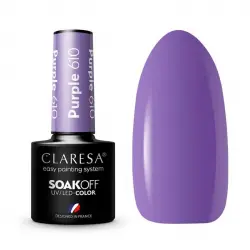 Claresa - Esmalte semipermanente Soak off - 610: Purple