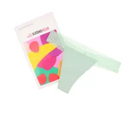 Kiwitas Tanga Encaje braguitas menstruales verde #S