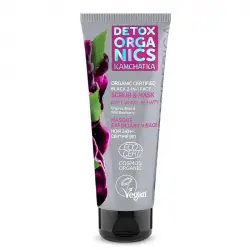 Natura Siberica - *Detox Organics* - Exfoliante y mascarilla negra 2 en 1