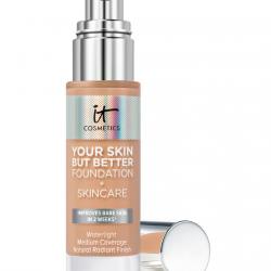 IT Cosmetics - Base De Maquillaje Cobertura Media Your Skin But Better Foundation + Skincare