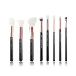 Jessup Beauty - Set de brochas 8 piezas - T158: Black/Rose Gold