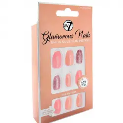 W7 - Uñas postizas Glamorous Nails - Cupcake Icing