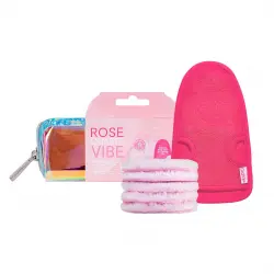 GLOV - Set limpieza corporal y facial Rose Quartz Vibe