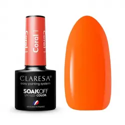 Claresa - Esmalte semipermanente Soak off - 01: Coral