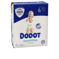 Dodot Sensitive talla 6 pañales +13 kg 32 u