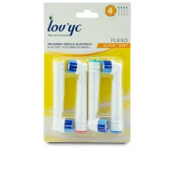 Lovyc Recambio cepillo eléctrico Flexo suave 4 u