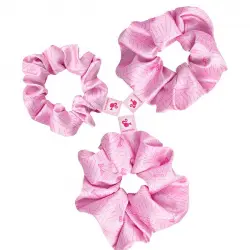 GLOV - *Barbie* - Pack de 3 coleteros scrunchie - ZigZak