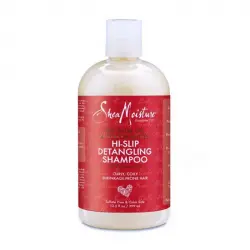 Shea Moisture - Champú desenredante Hi-Slip Detangling - Aceite de palma roja y manteca de cacao