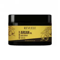 Revuele - Mascarilla fortalecedora Argan Oil - Cabello dañado y seco