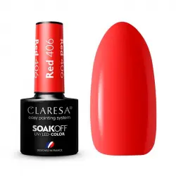 Claresa - Esmalte semipermanente Soak off - 406: Red