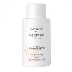 Byphasse - Leche corporal nutritiva - Aceite de almendra dulce