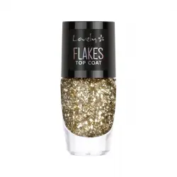 Lovely - Esmalte de uñas Flakes Top Coat - 2