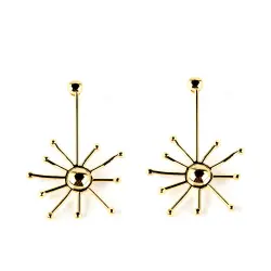 Sun pendientes #oro brillo 1 u