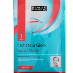 Beauty Formulas - Mascarilla Facial Aclaradora Radiate & Glow