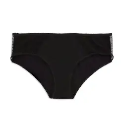 Kiwitas Classic Plumeti braguitas menstruales negro #M