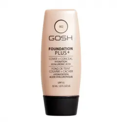 Gosh Copenhagen Gosh Copenhagen Foundation Plus+ Cover y Conceal, 30 ml