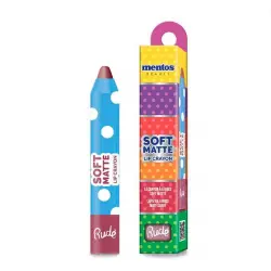 Mentos Soft Matte Lip Crayon Dark Cherry