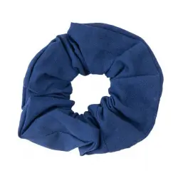 Scrunchie AlgodÃ³n OrgÃ¡nico Azul Marino