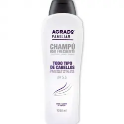 Agrado - Champú Uso frecuente familiar para todo tipo de cabellos - 1250ml