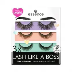 essence - Set de pestañas postizas 3 x Lash Like A Boss - 01: My most loved lashes