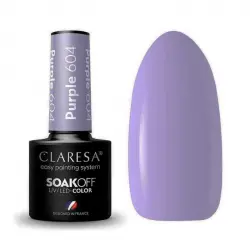 Claresa - Esmalte semipermanente Soak off - 604: Purple