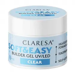 Claresa - Gel constructor Soft & Easy - Clear - 90 g