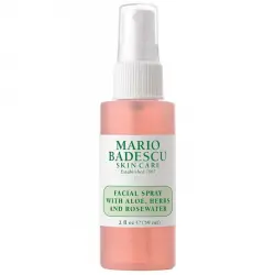 Spray Facial de Aloe Vera, Plantas Aromáticas y Agua de Rosas 59 ml