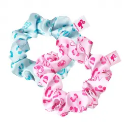 GLOV - *Barbie* - Pack de 2 coleteros scrunchie - Talla S