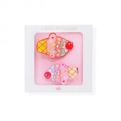 Little Princess Set 2 Clips Helados