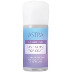 Astra S.O.S. Nail Care Fast Gloss 12 ml Top Coat Efecto Gel