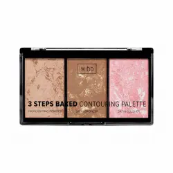 Wibo - Paleta de rostro 3 Steps Baked Contouring