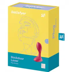 Satisfyer - Vibrador anal Backdoor Lover - Rojo