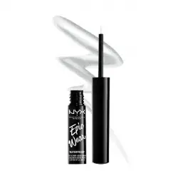 **E Epic Wear Metallic Liquid Liner Silver M Silver Metallic