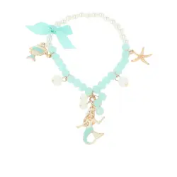 Inca Pulsera bolitas con adornos marinos 1 pz