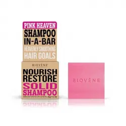 Biovène - Champú sólido nutrición y reparación - Pink Heaven