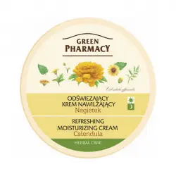 Green Pharmacy - Crema hidratante y refrescante para piel seca - Caléndula