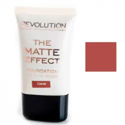 Makeup Revolution - Base de maquillaje Matte Effect - Cocoa