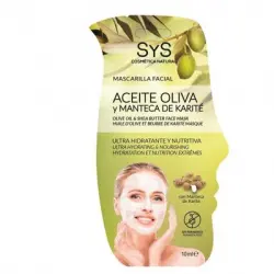 Sys Mascarilla Facial Aceite de Oliva y Karité, 15 ml