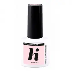 Hi Hybrid - Top coat mate para esmalte semipermanente Top No Wipe - 5ml