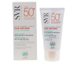 Sun Secure ecran mineral teinte peaux sèches SPF50+ 60 gr