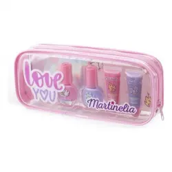 MARTINELIA Super Girl Nail & Lip Gloss Bag 1 und Neceser Esmalte de Uñas y Brillo de Labios