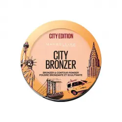 Maybelline - *City Edition* - Polvos bronceadores City Bronzer - 100: Light Cool