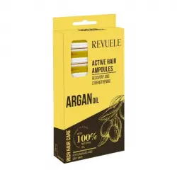 Revuele - Ampollas fortalecedoras Argan Oil - Cabello dañado y seco