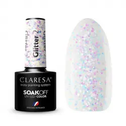 Claresa - Esmalte semipermanente Soak off - 02: Glitter