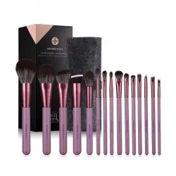 Eigshow - Set 15 brochas de maquillaje Jade Series - Smoke purple