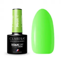 Claresa - Esmalte semipermanente Soak off - 4: Neon