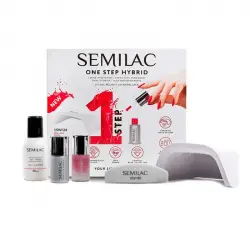 Semilac - Set de manicura semipermanente One Step Hybrid