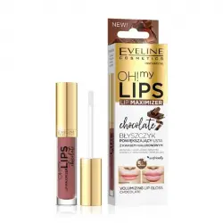 Eveline Cosmetics - Brillo de labios voluminizador Oh! My Lips - Chocolate