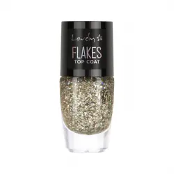 Lovely - Esmalte de uñas Flakes Top Coat - 1